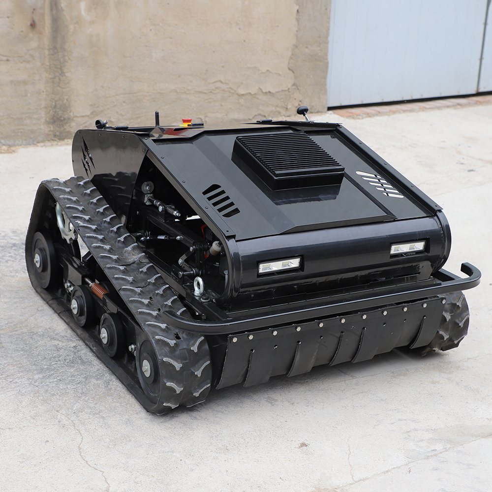Remote Control Track Mower Grass Cutting Machine with Remote Control Slope Mower