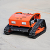 Free Shipping Rubber Track Crawler Walk Mini Lawn Mower for Self Propelled Garden Remote Control Mowing Machine