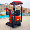 Option Color 1.8 Ton 2 Ton 2.5 Ton 3 Ton Hydraulic Long Boom Mini Excavator