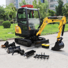 Mini Excavator 1 Ton 2 Ton with Attachments for Sale