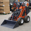 CE Mini Track Skid Steer Loader Price Wheel Skid Steer Loader with Multiple Attachments