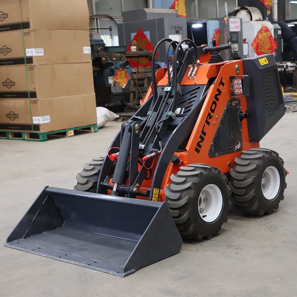 CE Mini Track Skid Steer Loader Price Wheel Skid Steer Loader with Multiple Attachments