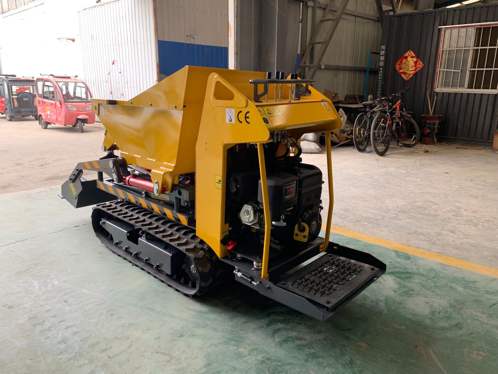 Multifunctional Sdjg Orchard Farm 1ton 2ton 3ton 5ton Carrier Track Truck Crawler Dumper