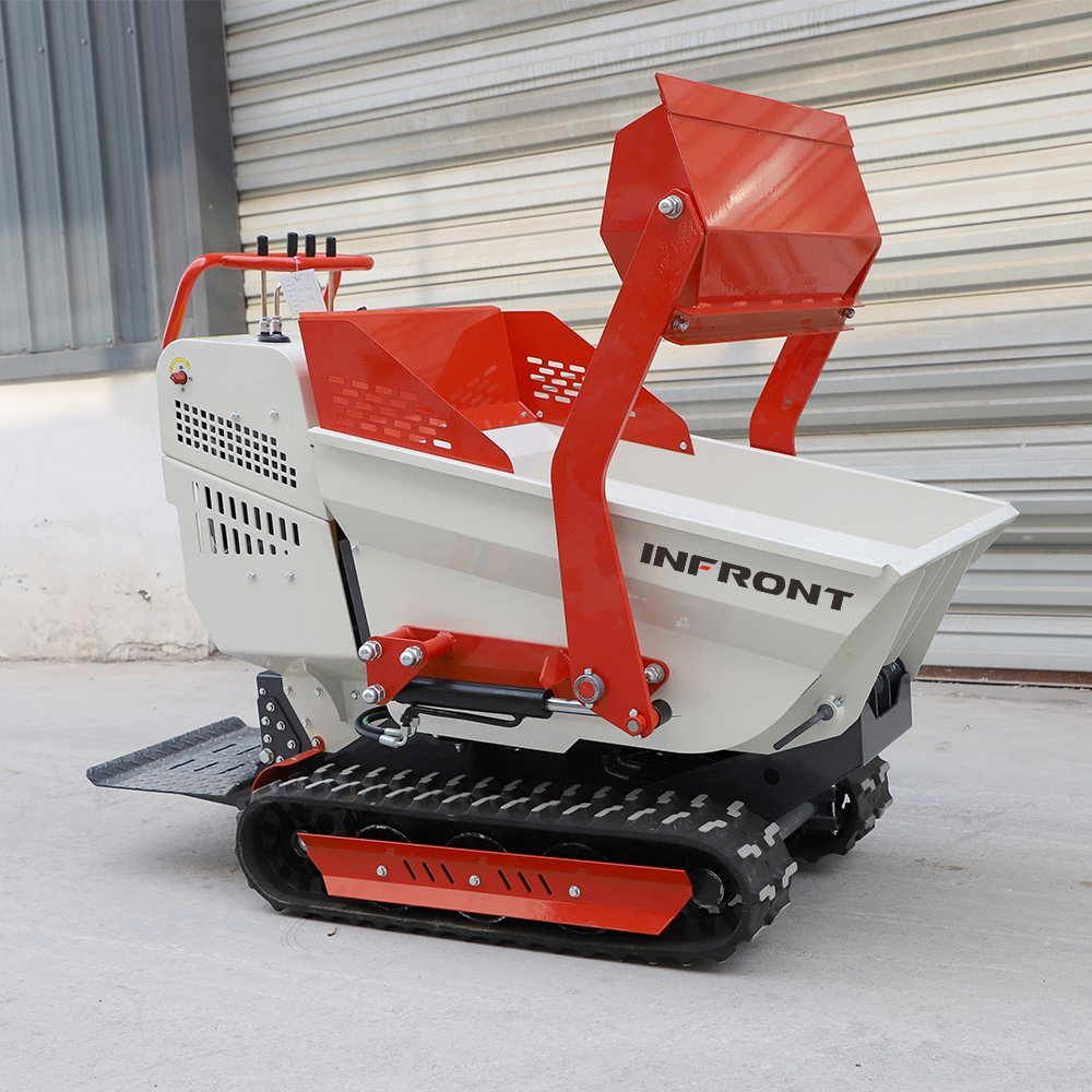 Mini Crawler Transporter Rubber Track Dumper 500kg 800kg 1000kg 1ton-8ton Crawler Dump Truck