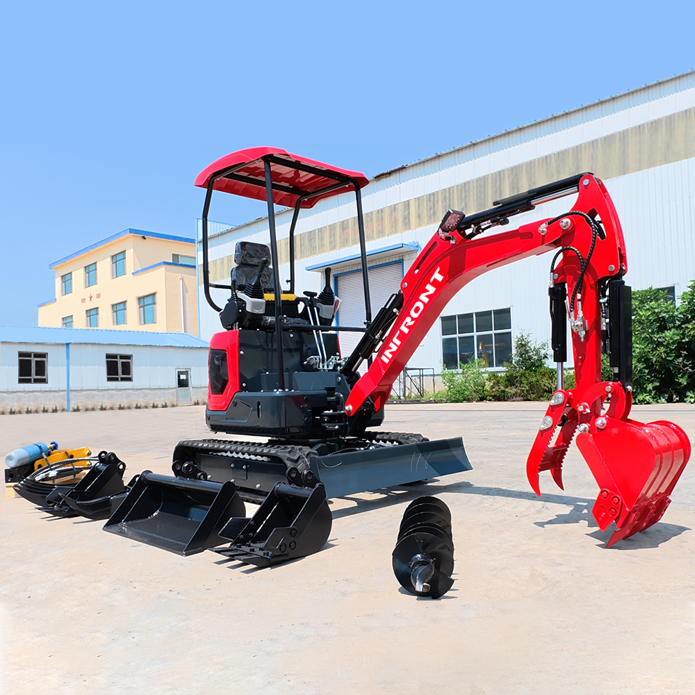 Free Shipping Home Mini Excavator Machinery New Crawler Digger 1 Ton 2 Ton EURO 5 Epa Kubota Engine Crawler Excavators 3.5 Ton
