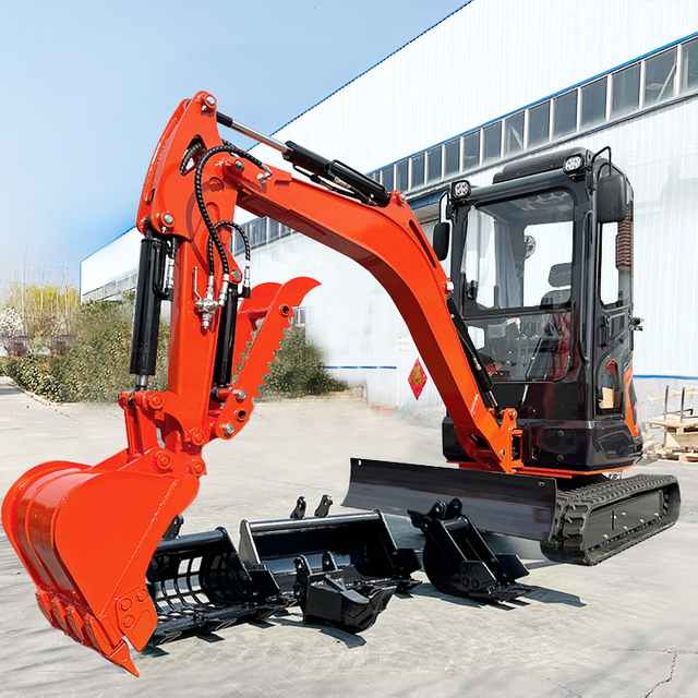 Cheapest Private Mini Excavator 2 Ton 3 Ton Mini Bagger Digger Machine 3.5 Ton Excavator For Sale