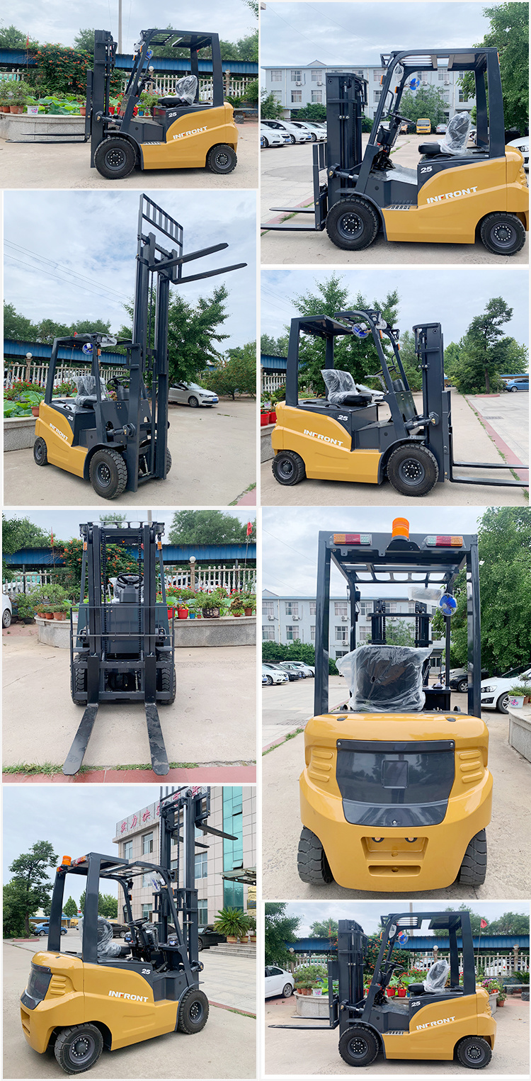 Hot Sale Full Small Electric Triplex Pallet Forklift with Truck