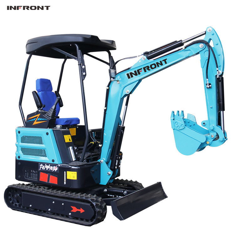 Infront Mini Small Excavators Micro Crawler 1.8 Ton Bagger Digger Mini Excavator 1 Ton 2 Ton