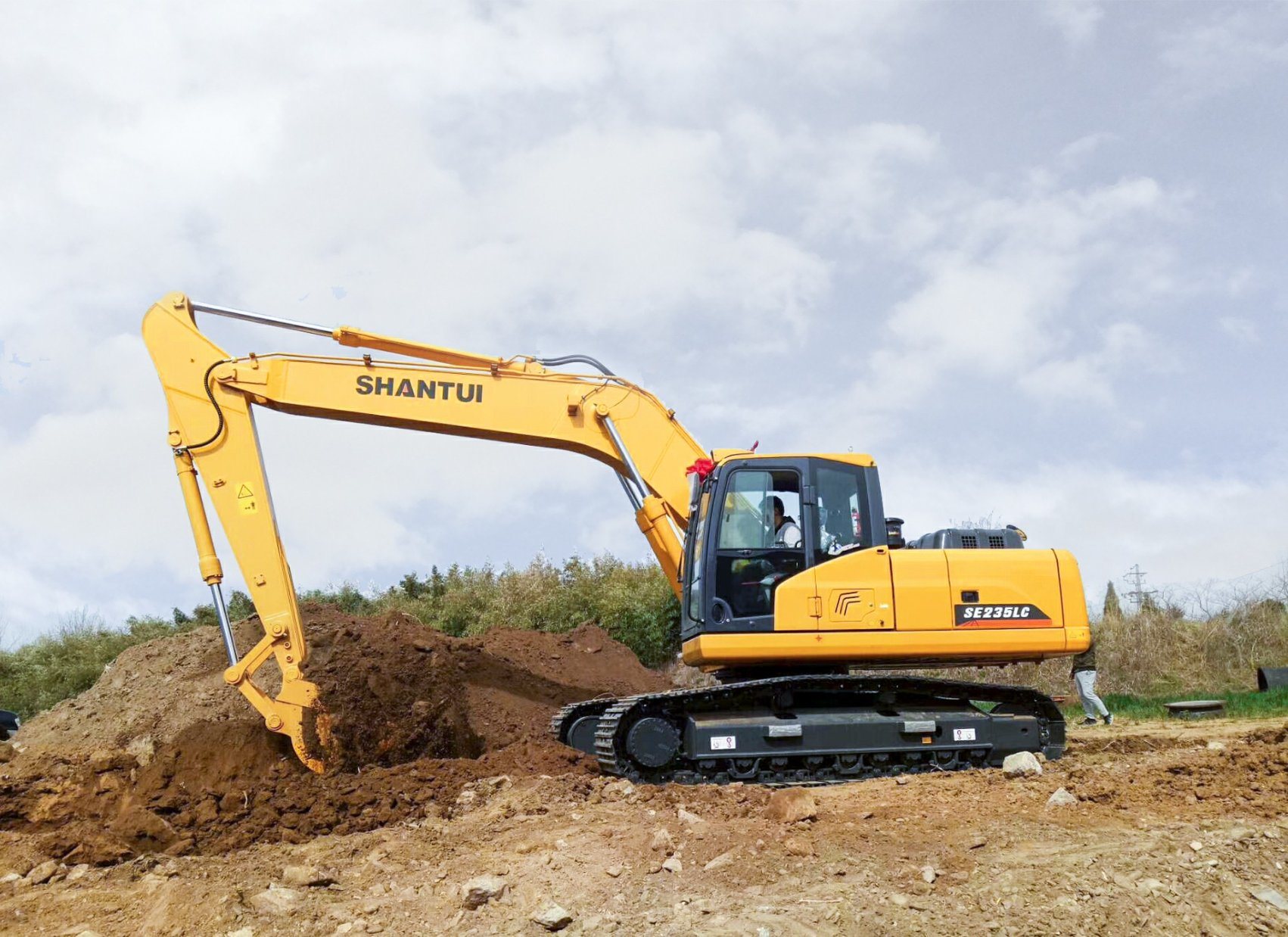 Shantui Factory Supply 24.5 Tons Hydraulic Crawler Excavator for Wholesale Price