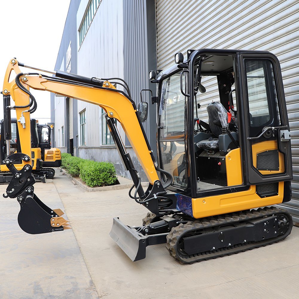 Professional Manufacturer Supply High Quality 2 Tons Compact Multi-Functional Excavator Cheap Price with Cabin
