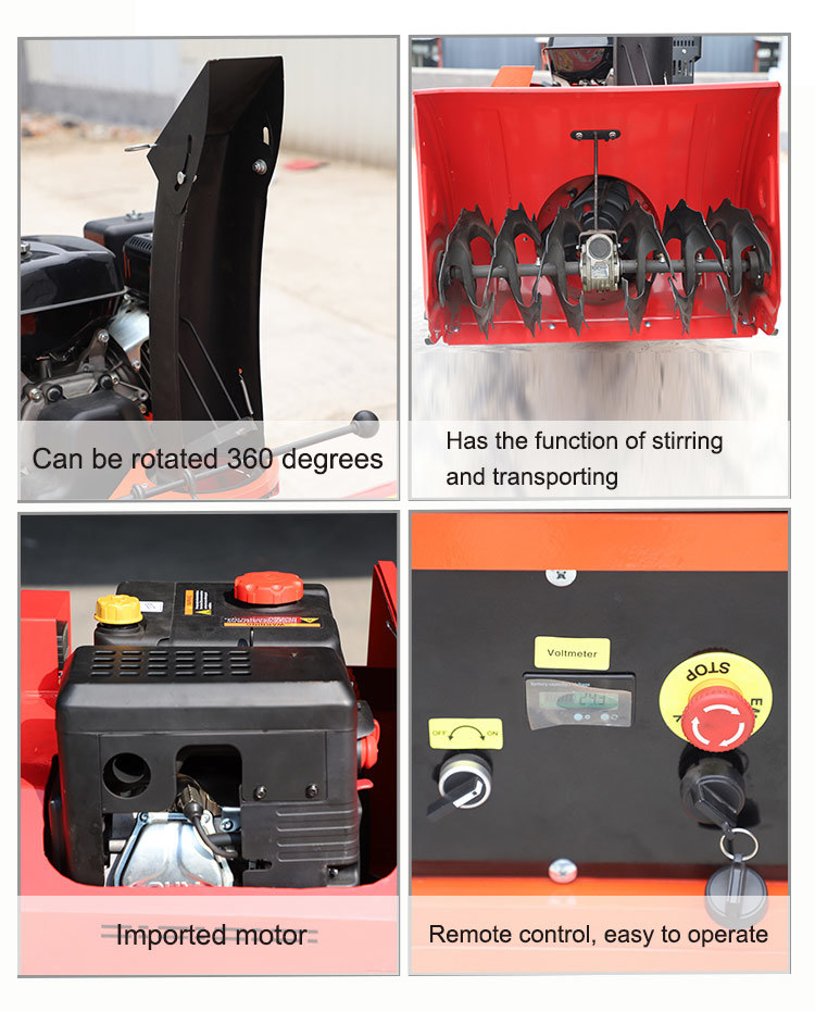 Free Shipping! ! ! Remote Control Snow Blower Cordless Snow Shovel Blower with EPA CE
