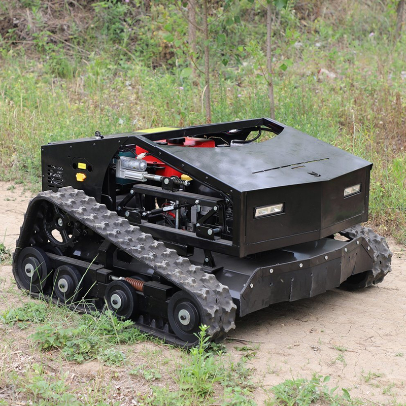 Gasoline Lawn Mower Radio Control Mowers RC Slope Lawn Mower Tracked All Terrain Remote Control Weed Mowing Machine