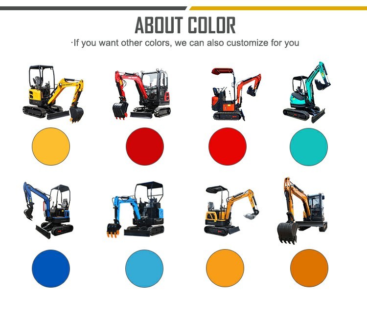 Smallest 1.8 Ton Mini Excavator 2 Ton Mini Digger 2 Ton Mini Bagger 2t Excavators for Home Use