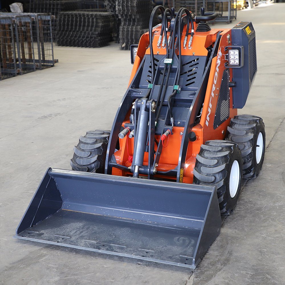 High Working Efficiency Mini Loader Hydraulic System Skid Steer Loader with EPA CE