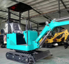 Hydraulic Excavator Mini Excavators 1 T 1.5 Ton 2 Ton Small Garden Digger Excavator
