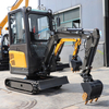 Free Shipping Mini Excavator 1 2 Ton EPA Euro 5 Kubota Engine Crawler Digger Farm Used Chinese Mini Digger Machine