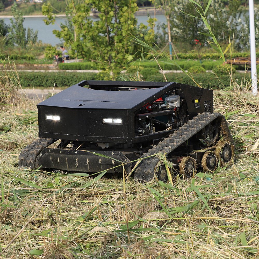 Agricultural Forestry Robotic Crawler Gasoline Remote Control Crawler Lawn Mower