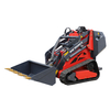 Free Shipping Mini Skid Steer Loader Wheel Electric Tracked Skid Steer Loader with Attachments