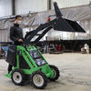 Factory Hot Small Skid Steer Front End Loader with Bucket Compact Skid Steer Loader Attachment Mini Skid Steer on Sale