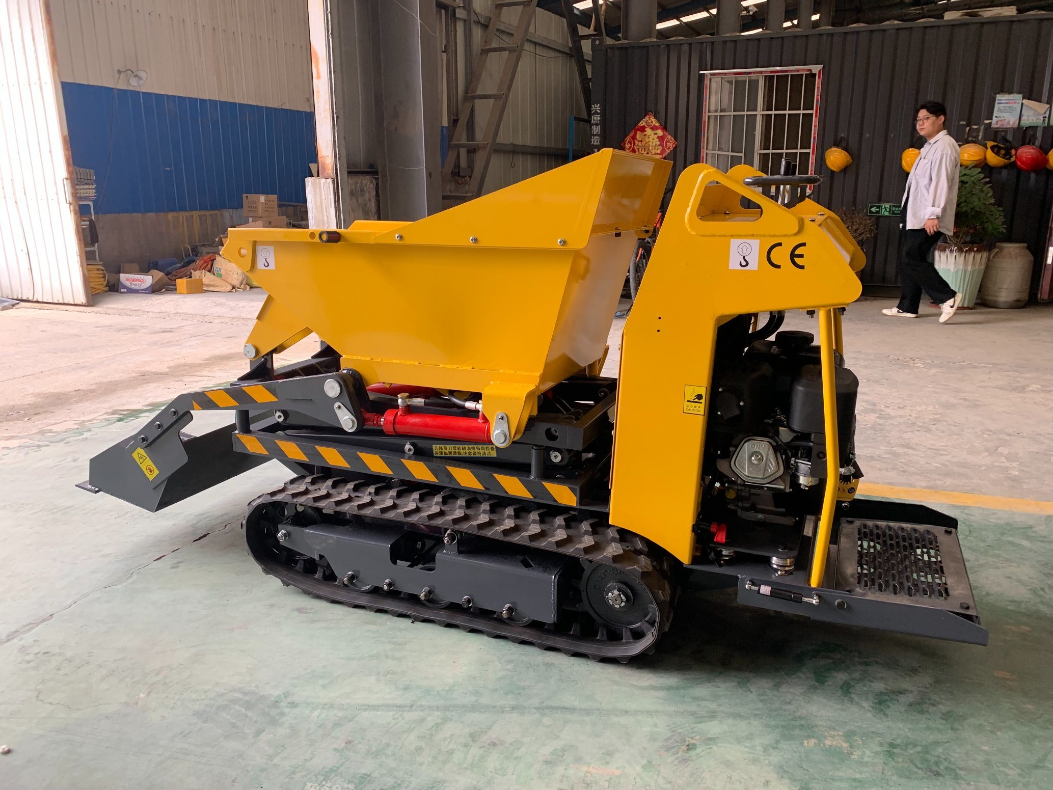 High Quality 350kg Small Transport Vehicle Construction Machinery Mini Dumper