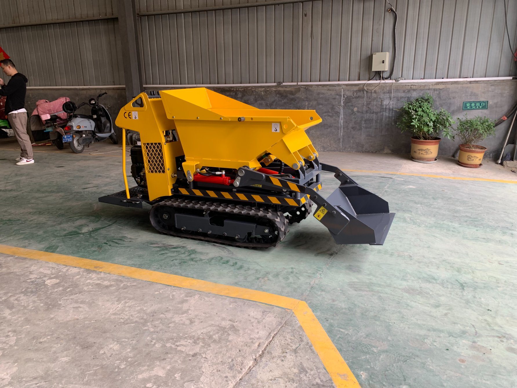 High Quality 350kg Small Transport Vehicle Construction Machinery Mini Dumper