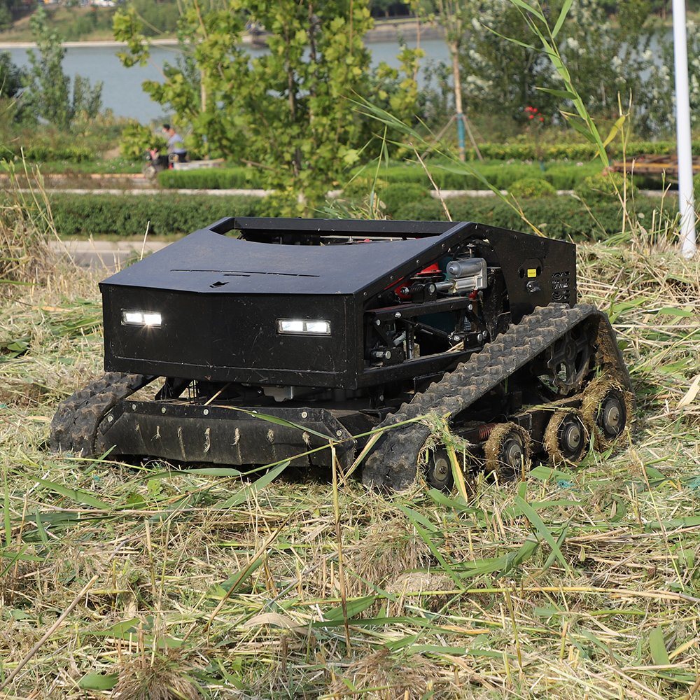 Lawn Mower Robot Remote Mower with Gasoline Engine Lawn Wide Mowers