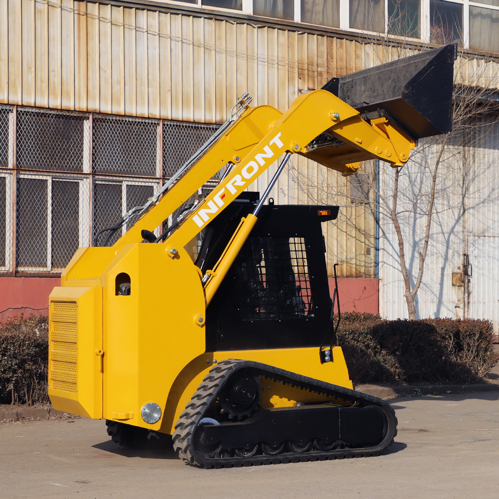 Cheapest EPA Euro5 Skid Steer Bucket 72 Mini Loader Stand on Seat Type Skid Steer Loader with CE
