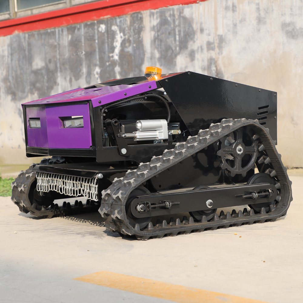 Lawn Tractor Crawler Robot Remote Control Grass Cutting Machine Lawn Mower