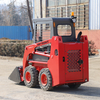 Mini Skid Steer Loader with Attachment Front Loader Tractor / Mini Crawler Tracked Skid Steer Front Loader