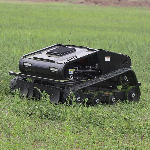 Factory Crawler Robot Gasoline Self Propelled Garden Remote Control Lawn Mower