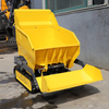 OEM Mini Crawler Dumper Trucks Rubber 0.5 1 3 Tons Crawler Transporter Dumper