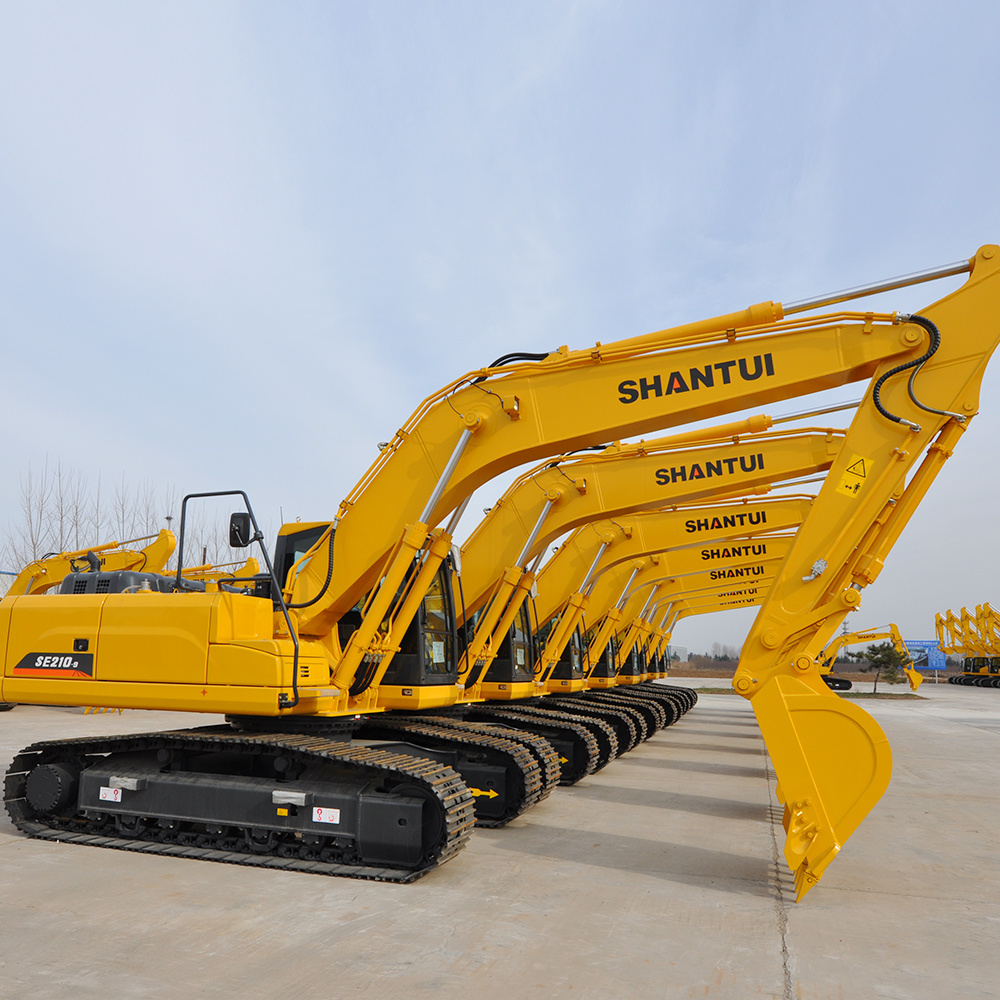 21.5 Ton Diesel Digger Great Power Engine China Crawler Big Excavator