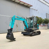 Mini Excavator 1 Ton Crawler Drive Excavator with Attachments Earth Moving Equipment 3tons on Sale