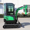 Free Shipping New Walk Behind 1 Ton 1.5 Ton 1.8 Ton 2 Ton Prices Mini Excavator for Sale