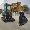 1.8 Ton Mini Hydraulic Crawler Excavator with 0.045 Cbm Bucket Witrh Cabin