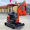 China Mini Digger Excavator 1 Ton Mini Excavator Digger 1.2ton 1.8t Small Bagger for Sale