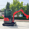 Smallest 1.8 Ton Mini Excavator 2 Ton Mini Digger 2 Ton Mini Bagger 2t Excavators for Home Use