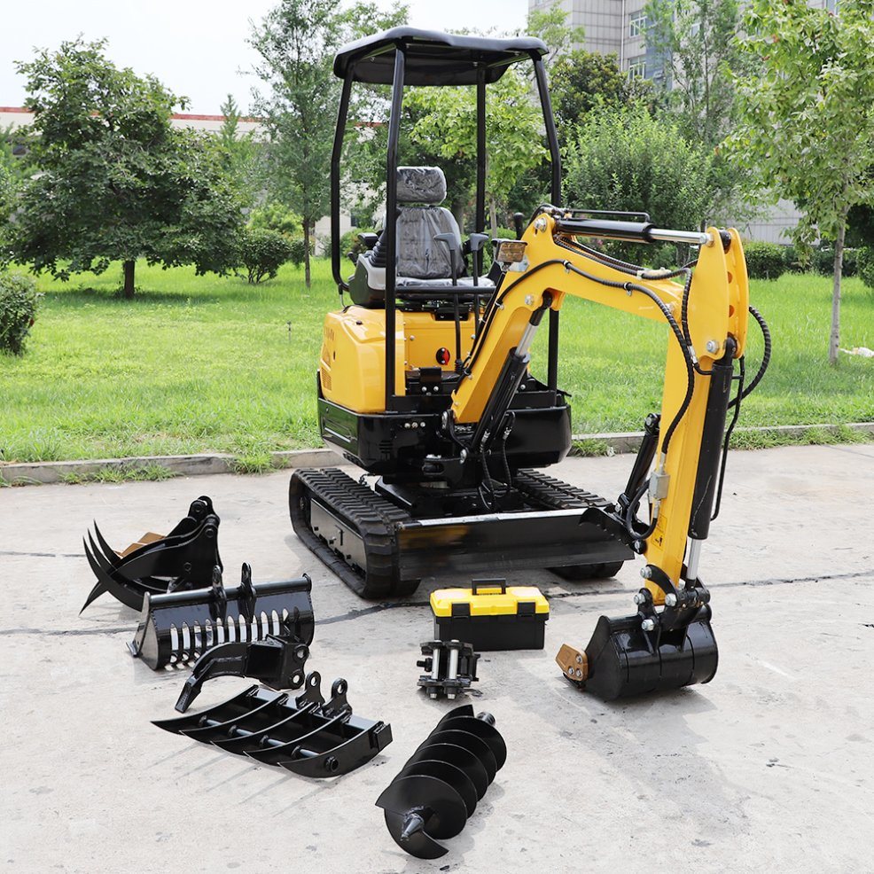 1.5ton 1.8ton 2ton China Small Crawler Digger Bucket Attachments Mini Excavator with EPA CE