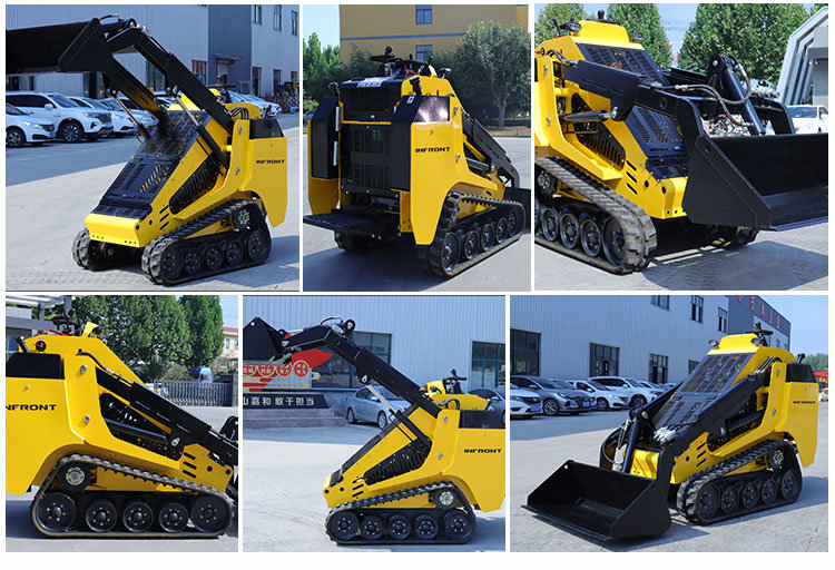 Free Shipping Cheap EPA Engine Wheel Loader Diesel Mini Skid Steer Track Loader with Track
