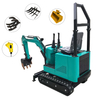 Infront Brand Mini Machinery Excavator Home Use Muti Functional with Free Attachments