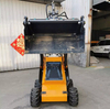 Free Shipping China Cheap 23HP Crawler Wheel Mini Skid Steer Loader for Sale