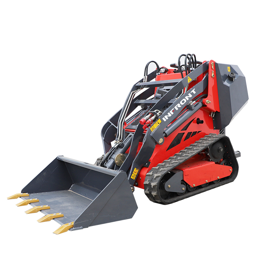 480 Kg Loading Weight Mini Wheel Loader Earth-Moving Machinery Skid Steer Loader