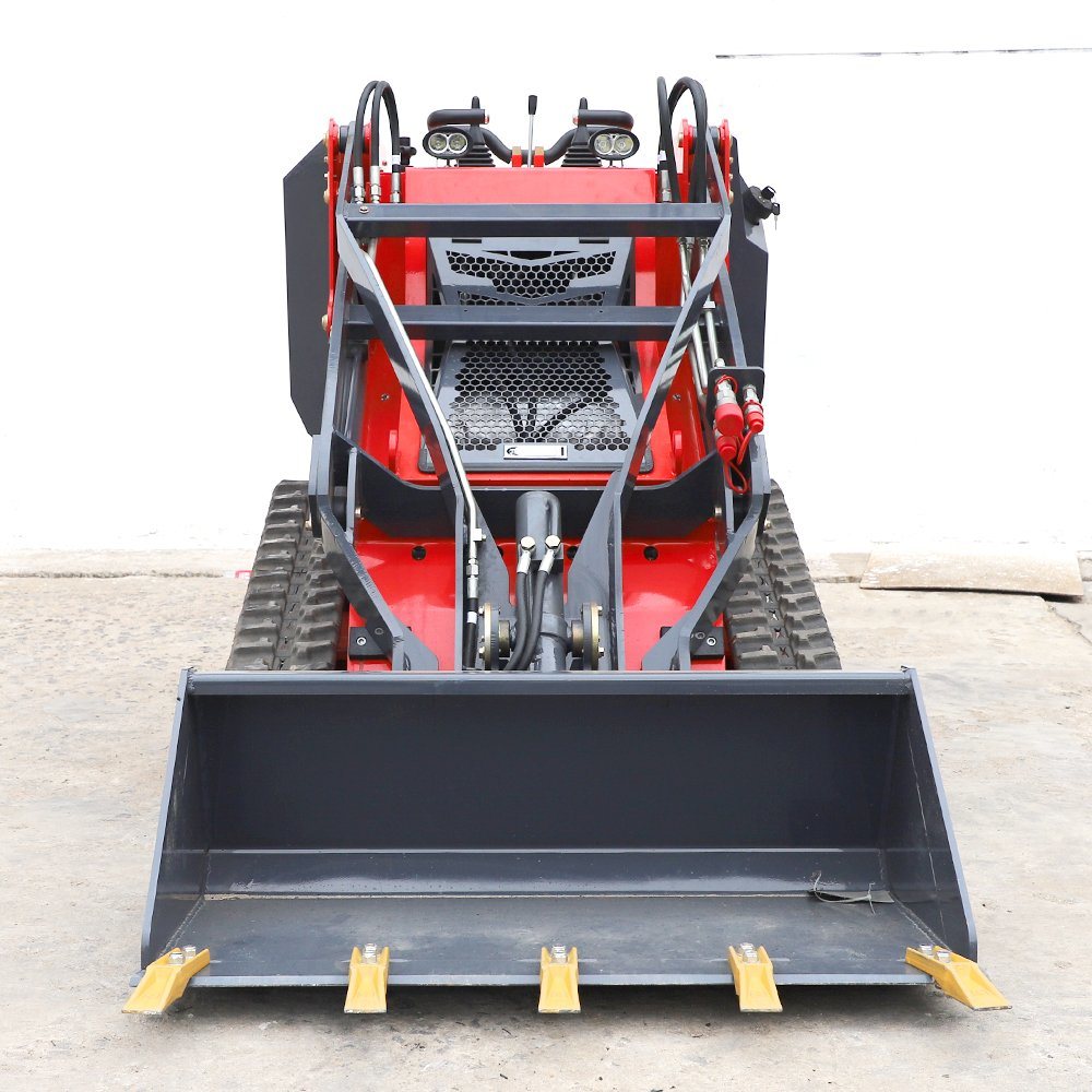 Grapple Bucket Skid Steer New CE EPA Engine Diesel Mini 1ton Cheap Mini Skid Steer Loader