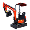 High Quality Multifunction 1 Ton 1.2 Ton Hydraulic Pilot Bagger Digger Mini Excavators for Sale