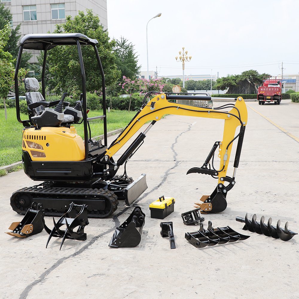 Mini Excavator 1 Ton 2 Ton with Attachments for Sale