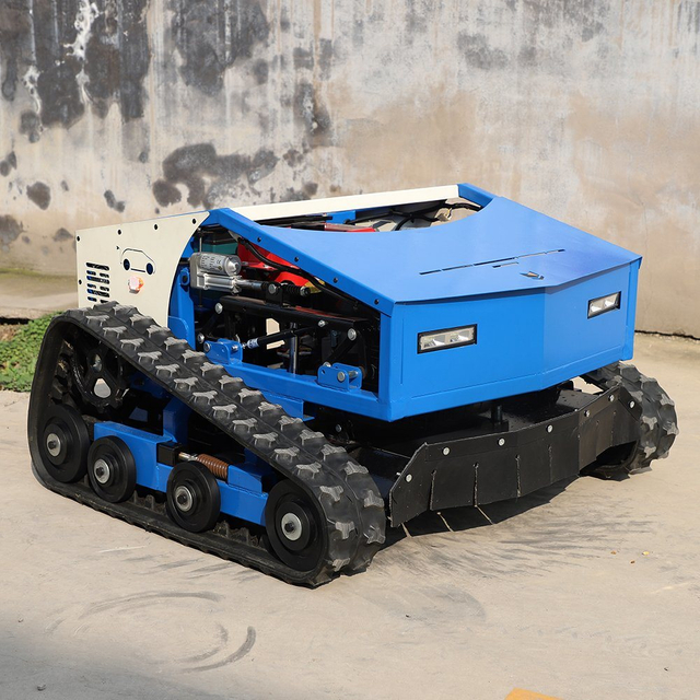 Gasoline Remote Agriculture Wheel Small Cordless Mini Smart Self Automatic Gasoline Remote Control Robot Lawn Mower for Agriculture