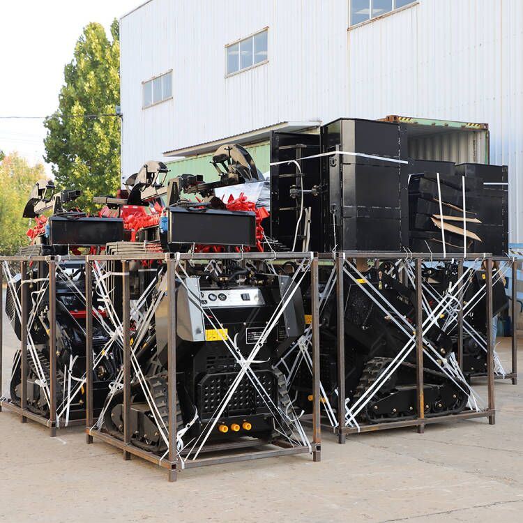 Free Shipping Mini Skid Steer Loader Wheel Electric Tracked Skid Steer Loader with Attachments