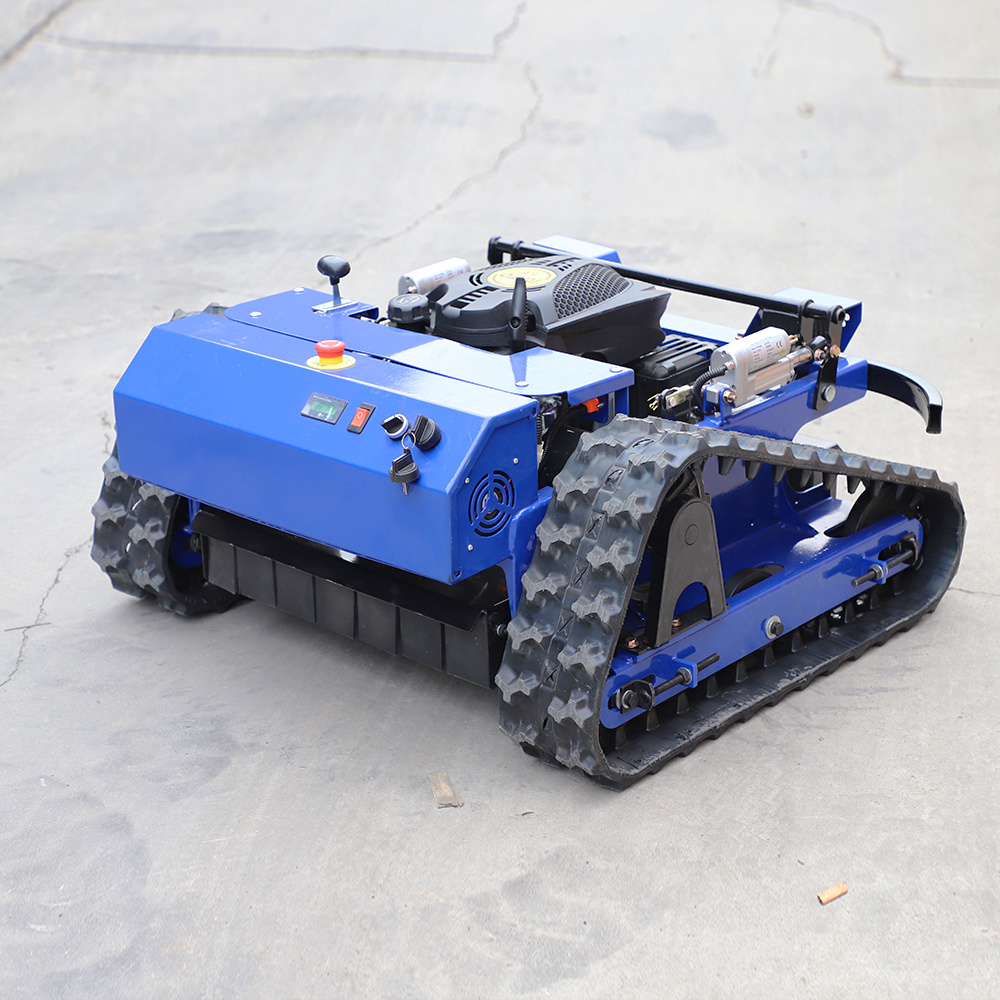 Mini Robot Lawn Mower Wheeled Remote Control Gasoline Lawn Mower