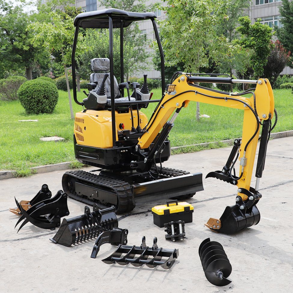 New Design Outlook Mini Excavator 1.8 Tons Digger for Construction Use Attachments Available