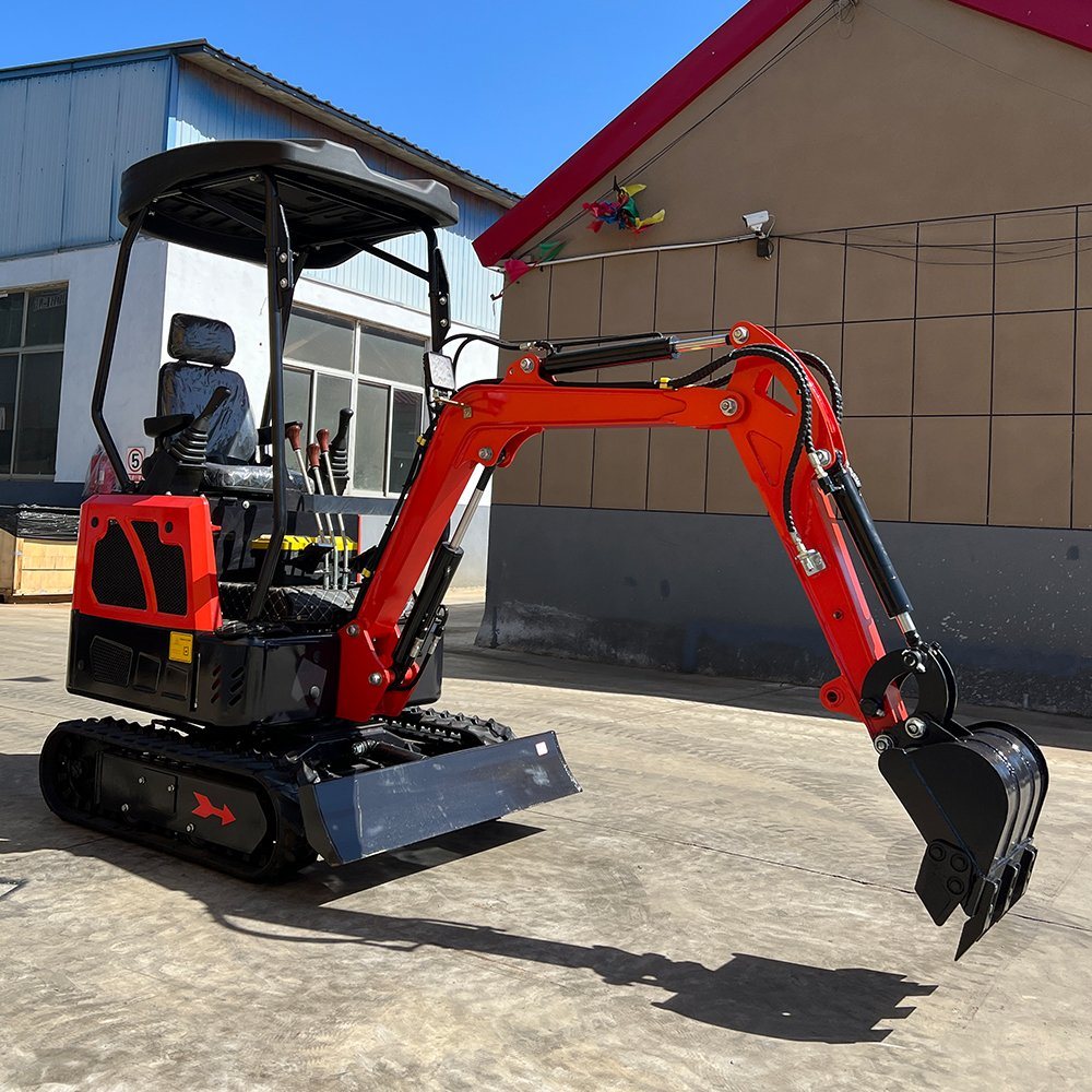 Infront Excavators Machine Automation Hydraulic Mini Small Micro Crawler 1.8 Ton Bagger Digger Mini Excavator 1 2 3 Ton